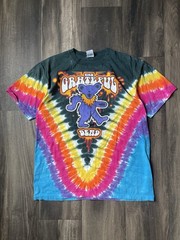 2010 Grateful Dead The Dye Band T-Shirt Liquid Blue Large