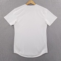 BYLT Shirt Mens Small White Drop Cut Lux Performance Athleisure Gym Commute