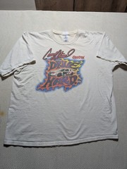 Y2K 2000 Vintage NASCAR Castor Oil Casey Atwood Drive Hard Racing T-shirt Sz XL