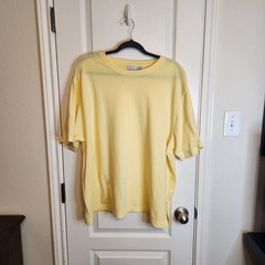 Carolina Colours Plus Short Sleeve Crew Neck T-Shirt in Yellow