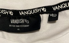 VANQUISH Better than yesterday White Short Sleeve T Shirt sz X-Large See Pic