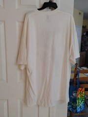 Captain America White T shirt 2XLT New And Never Used Large W/Long Length Marvel