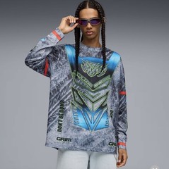ASAP Rocky + Puma Long Sleeved Graphic Tee Oversized Streetwear Small NWT