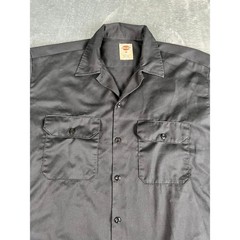 Men’s Black Dickies Short Sleeve Work Shirt Size M – Excellent Condition