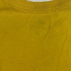 Nike Mens Short Sleeve Embroidered Swoosh Logo Tee Yellow Large AR4997-709