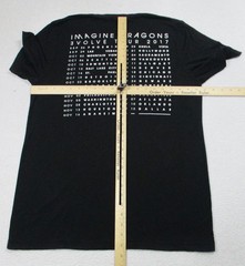 Imagine Dragons Shirt Mens Large Black Evolve Tour 2017 Band Concert Graphic Tee
