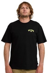 Billabong Wax Arch Regular SS T-Shirt – Black – New