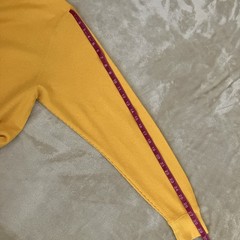 Access Thermal Top Mens 2XL Yellow Waffle Knit Pullover Crewneck Base Layer