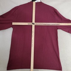 DICKIES HEAVYWEIGHT SHIRT MEDIUM RED BURGANDY WORK WEAR Long Sleeve MENS NWT