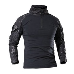 Mens Tactical T-Shirt Long Sleeve Us Army Military Combat Shirts Hiking