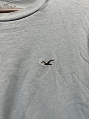 Hollister Must Have Collection T Shirt Mens Medium Blue Cotton Embroidered Logo