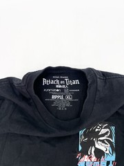 Attack on Titan Shirt Adult Teens Youth Extra Large Black Anime Graphic Beast