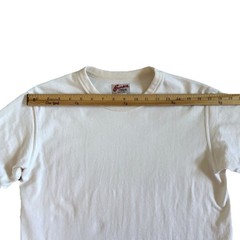 Bronson Loopwheel Tubular Athletic T-Shirt Men M Apricot Cream Beige Heavyweight