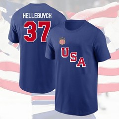 HOT! Connor Hellebuyck #37 USA Hockey Team Champions 2026 Name & Number Gifts