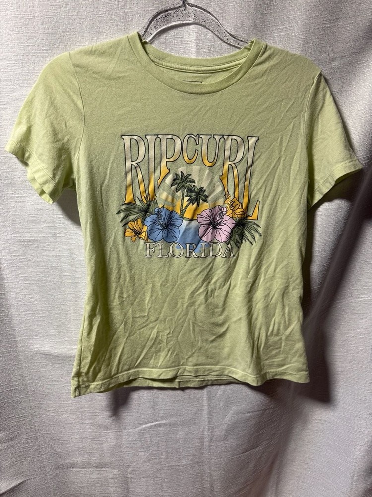 Rip Curl Florida Graphic Short Sleeve T-Shirt Light Green