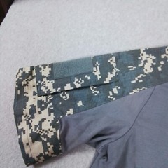 New Magcomsen First Grade Class B Men’s Size XL Shirt Gray W/Digital Camo Sleeve
