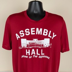 Adidas Assembly Hall Indiana Hoosiers Red Aeroready Creator Tee Mens XL EA1147