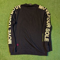 Nike World Tour Long Sleeve Graphic T-Shirt Black Mens Medium Move Your Sole