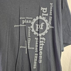 Planet Fitness Gym Black T Shirt Men Size 3XL Workout Goals Lunk Resolution