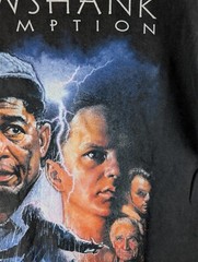 The Shawshank Redemption T-shirt size XL movie promo 2-sided faded