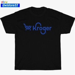 New Kroger Store Usa Logo Black/Navy/White/Grey T-Shirt S-5XL