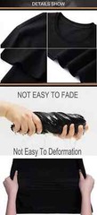 Fashion Trend Cross Hot Diamonds Rhinestones Black Summer Luxury Men T-Shirt