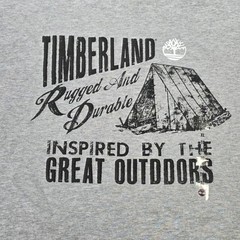 Timberland Great Outdoors T-Shirt Men’s Size XL Gray Cotton Short Sleeve NWT