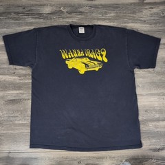 VTG “Want To Drag” Hot Rod Men’s XL Anvil Tag Shirt Early 90s Late 80s