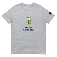 The Substance Activator Single Use 503 Horror Film Gray White T-Shirt Sz S-3XL
