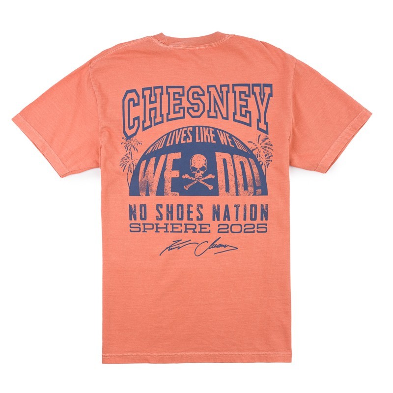 Kenny Chesney Concert T-Shirt Size M 2025 We Do Sphere NSN Design – Terracotta