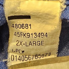 IZOD Men’s XXL Blue T‑Shirt Short Sleeve Contrast Collar Casual Soft Knit Tee