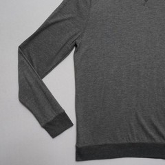 Sonoma Goods For Life Shirt Mens Large Gray Crew Neck V Stitch Pullover