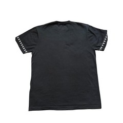 Louis Vuitton Mens Black Monogram Cuff Logo T-Shirt RM242MQ Z34 HRN42W Small