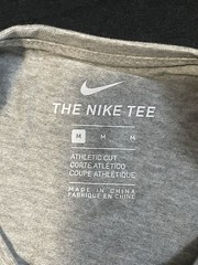 Nike Blank Short Sleeve T-Shirt Athletic Cut Grey – Size US S / Asian M