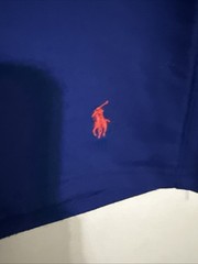 POLO RALPH LAUREN men t shirt large BLUE CASUAL BEACH OFFICE PULL ON CREW NECK