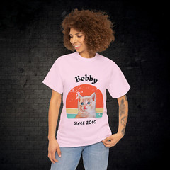 Customise Your Pet Photo Unisex T-shirt – Retro Vintage Style