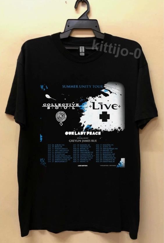 Collective Soul Tour 2025 Band T-Shirt S-4XL for Fan