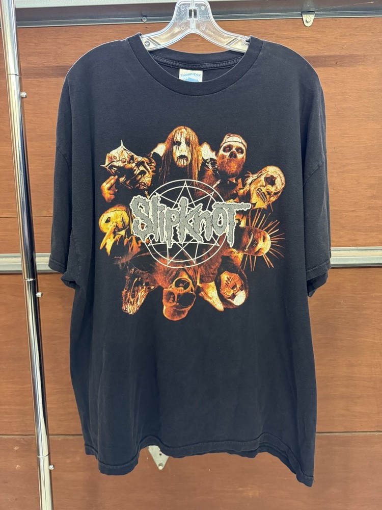 Vintage 2000s SLIPKNOT IOWA ERA faded Worn Aged Well T Shirt Size 2XL