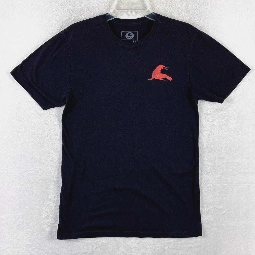 Urt Tshirt Mens M Black Red Shark Week Navy Seals Coronado Military Ocean SoCal