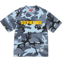 Supreme Collegiate Applique S/S Top Blue Camo