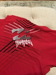 🟥 Vintage 00s y2k surfer Red Billabong Asymmetrical Graphic Tee