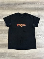 Empyre Spellout Logo Flames Fire Black Shirt Y2K Skater Streetwear – Men’s Small