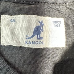 Kangol Men’s Sweater Knit with injet Effect Burnout Material Black Large
