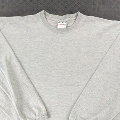 Pluma Shirt Long Sleeve Heavyweight Cotton Crewneck Gray Men Large
