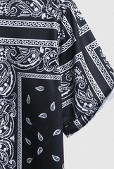 Men’s Jacquard Knit Lounge Sets Short Sleeve T-Shirts & Shorts Matching Set XL