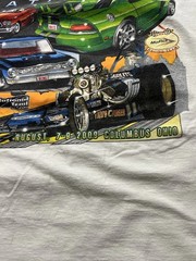 Vintage 2009 Mopar T-shirt Mens 2xl White Graphic Car Racing Columbus oh