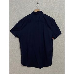 Tommy Hilfiger Shirt Men’s XL Navy Blue Red Stripe SS Stretch