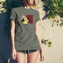 Arizona State Bird – State Pride T Shirt – Heather Military Green