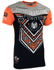 American Fighter Men’s T-shirt Hunter Crew Neck Athletic Panel tee XS-4XL