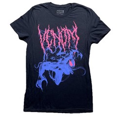 Marvel Venom Shirt Mens Small Lootwear Black Blue Purple Graphic Comic Villian